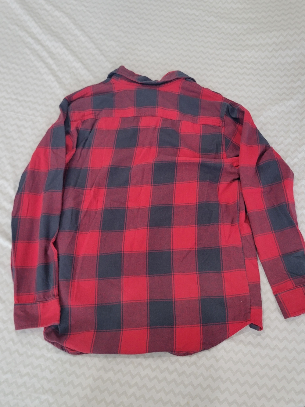 Plaid Long-Sleeve Button-Down Shirt With Ohio state Logo On Pocket Size Medium - Picture 8 of 8